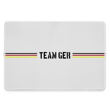 Drapeau de l’Allemagne - Grand tapis de souris gamer - bruyère - Devant
