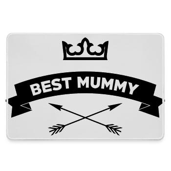 Best Mom - Mother's Day - Large Gaming Mouse Mat - grey - Front