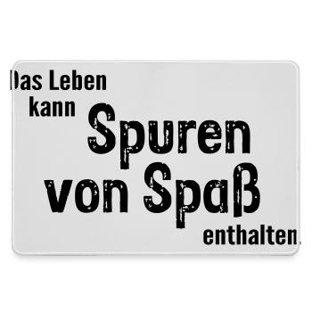 Spuren von Spass - Mousepad groß für Gamer - Grau - Vorne