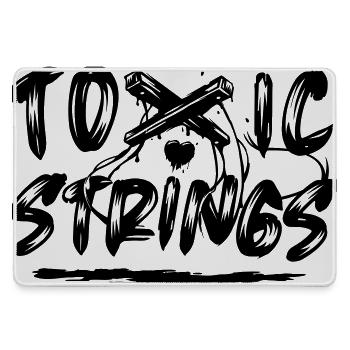 Toxic Strings - Large Gaming Mouse Mat - grey - Front