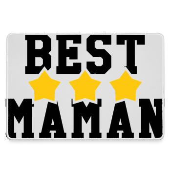 Best Mom - Mother's Day - Large Gaming Mouse Mat - grey - Front