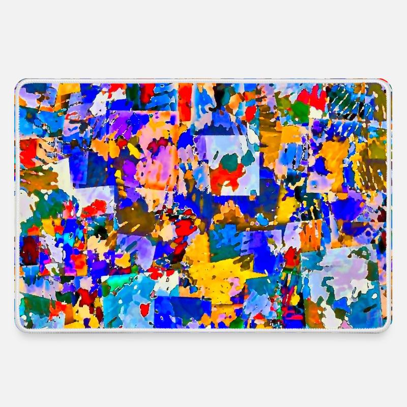 klaggerdatsch - Large Gaming Mouse Mat - grey