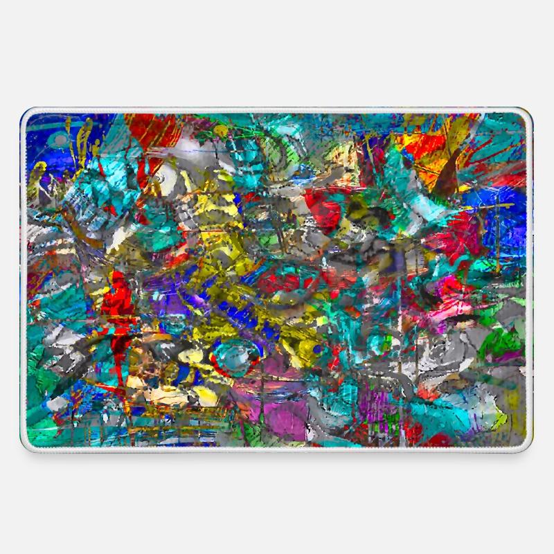 klaggejrdatschy - Large Gaming Mouse Mat - grey