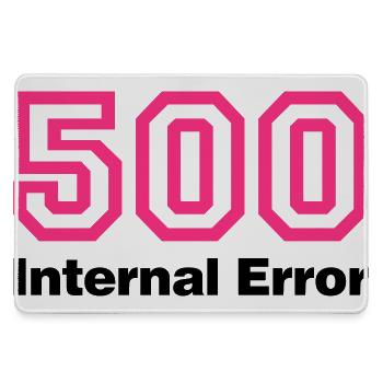 Error 500 | Fehler | Errormessage - Large Gaming Mouse Mat - grey - Front