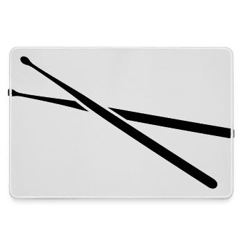 drums - Large Gaming Mouse Mat - grey - Front