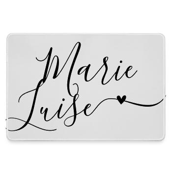 Marie-Luise Nom de famille Prénom Décoratif - Grand tapis de souris gamer - bruyère - Devant