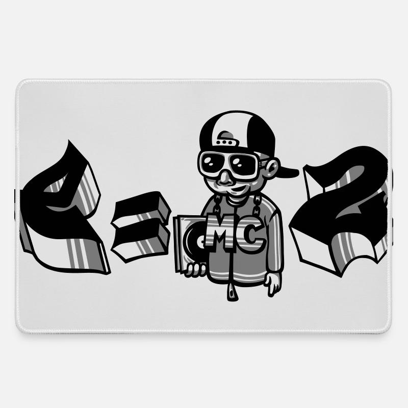 E=MC2 flex - Large Gaming Mouse Mat - grey