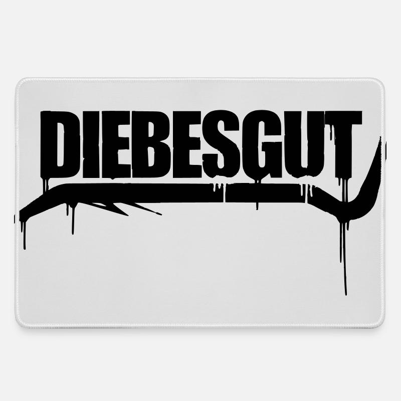 GRAFFITI - Large Gaming Mouse Mat - grey