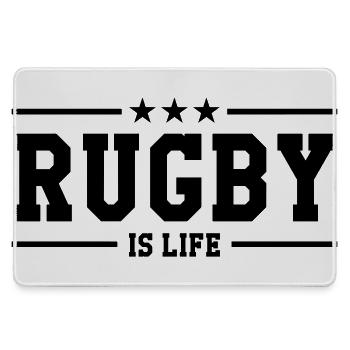 Rugby - Grand tapis de souris gamer - bruyère - Devant