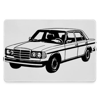 MB W123 , Youngtimer / Oldtimer ... (25) - Grand tapis de souris gamer - bruyère - Devant