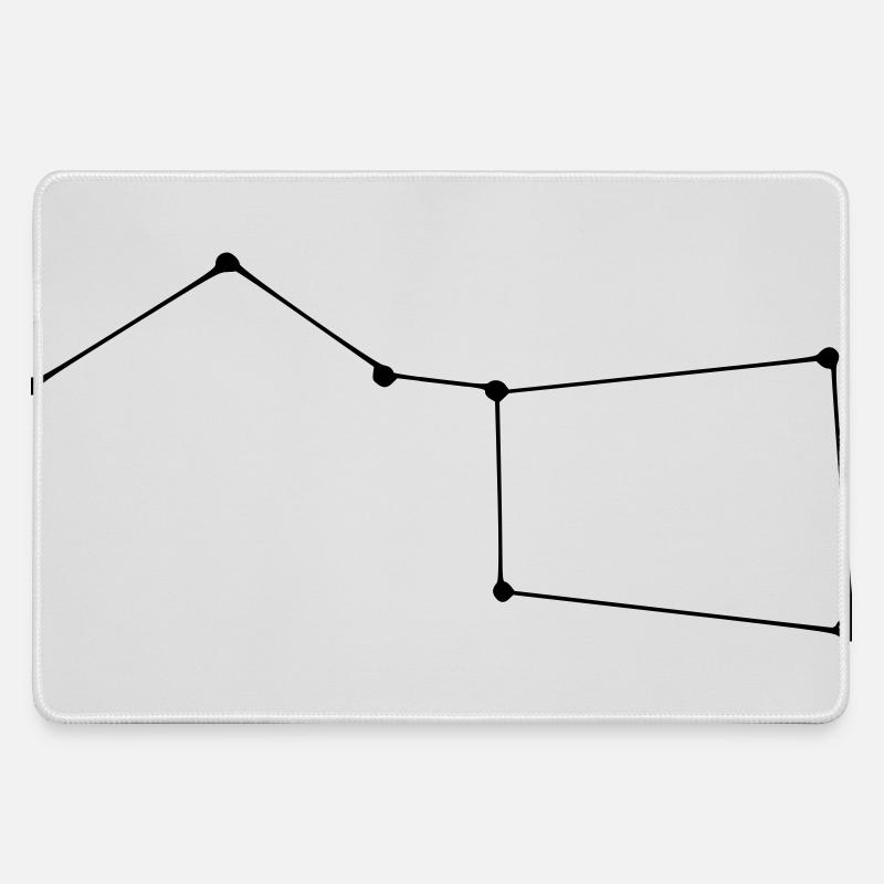 Constellation de la Grande Ourse - Grand tapis de souris gamer - bruyère
