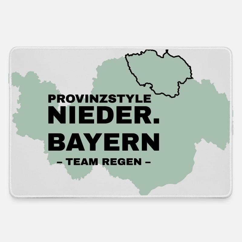 Lower Bavaria | RAIN - Large Gaming Mouse Mat - grey