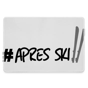 Ski Apres - Large Gaming Mouse Mat - grey - Front