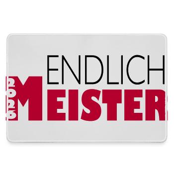 Finally champion 2026 - Large Gaming Mouse Mat - grey - Front