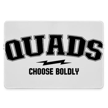 Varsity Arch - Quads Dept - Large Gaming Mouse Mat - grey - Front