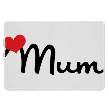 Maman d'Amour - Mother's Day - Large Gaming Mouse Mat - grey - Front