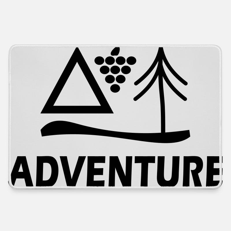 Adventure - Large Gaming Mouse Mat - grey