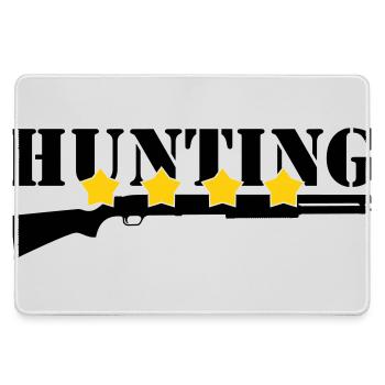Chasse - Chasseur - Grand tapis de souris gamer - bruyère - Devant