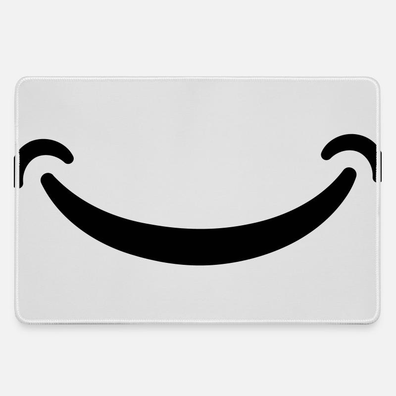 Smile - Large Gaming Mouse Mat - grey