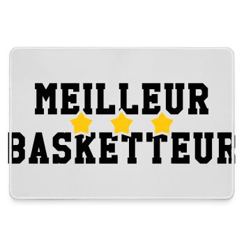 Bester Basketballspieler - Mousepad groß für Gamer - Grau - Vorne