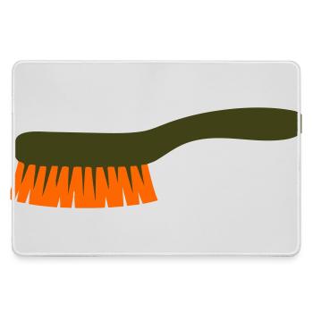 Collecteur d’outils à brosse à champignons - Grand tapis de souris gamer - bruyère - Devant