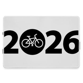 Radtour 2026, Mountainbike 2026, Fahrrad 2026 - Mousepad groß für Gamer - Grau - Vorne