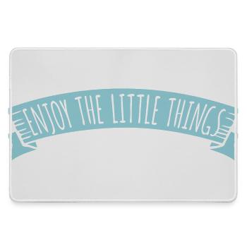 Enjoy The Little Things Gratitude Mindfulness - Large Gaming Mouse Mat - grey - Front