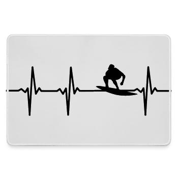 Surfer ECG - Large Gaming Mouse Mat - grey - Front