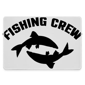 Fishing Crew - Large Gaming Mouse Mat - grey - Front