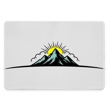 Montagnes Symboliques en plein air de Berge - Grand tapis de souris gamer - bruyère - Devant