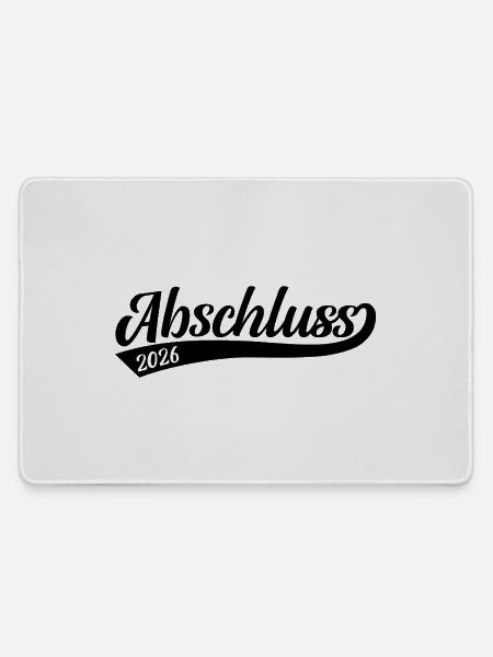 Abschluss 2026 - Mousepad groß für Gamer - Grau