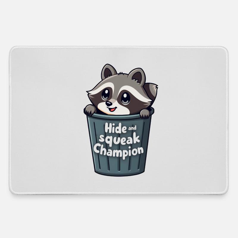 Hide and Squeak Champion - Large Gaming Mouse Mat - grey