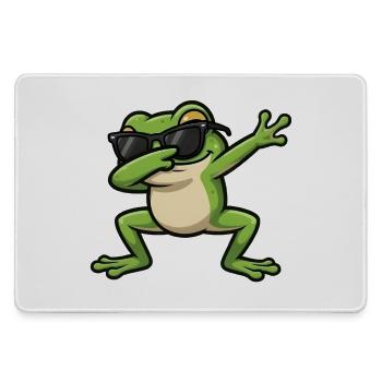 Dabbing Frosch - Mousepad groß für Gamer - Grau - Vorne