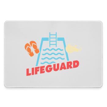 Lifeguards Love Lifeguard Swimmers - Large Gaming Mouse Mat - grey - Front