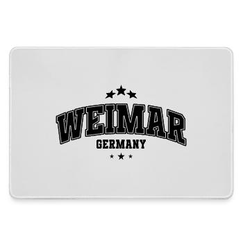 Weimar Varsity Lettering Souvenier - Large Gaming Mouse Mat - grey - Front