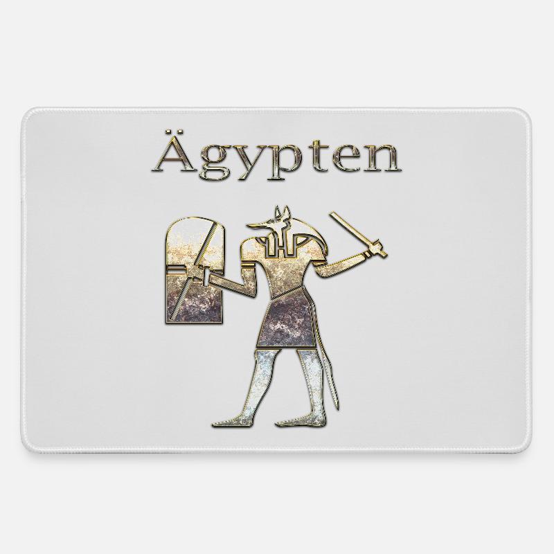 Egypt 60th - Large Gaming Mouse Mat - grey