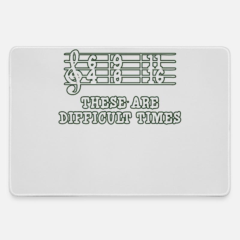 Classical music - Large Gaming Mouse Mat - grey