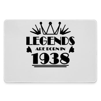 1938 - Jahrgang 1938 - Mousepad groß für Gamer - Grau - Vorne