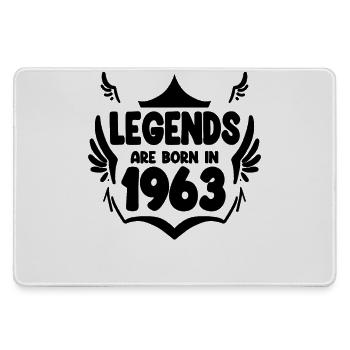 1963 - Born 1963 - Large Gaming Mouse Mat - grey - Front