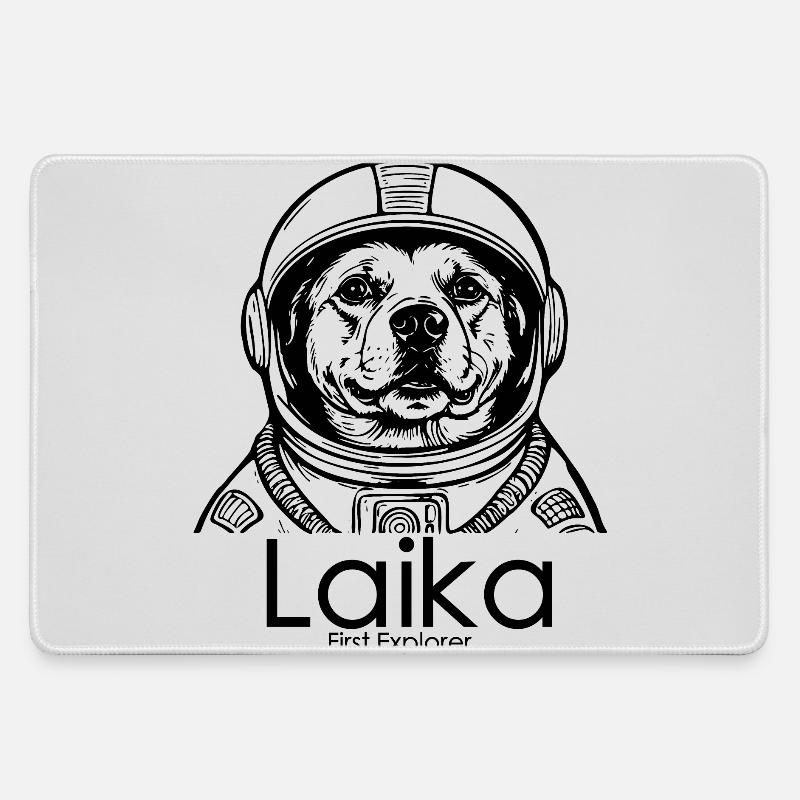 Laika - Large Gaming Mouse Mat - grey