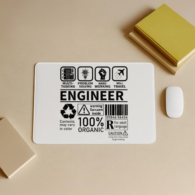 engineer multi tasking problem solving working Mousepad groß für Gamer