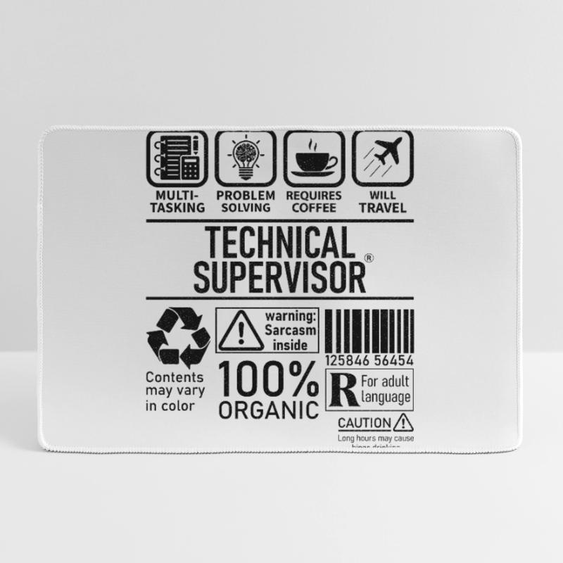 Technical Supervisor multi tasking problem solving Mousepad groß für Gamer