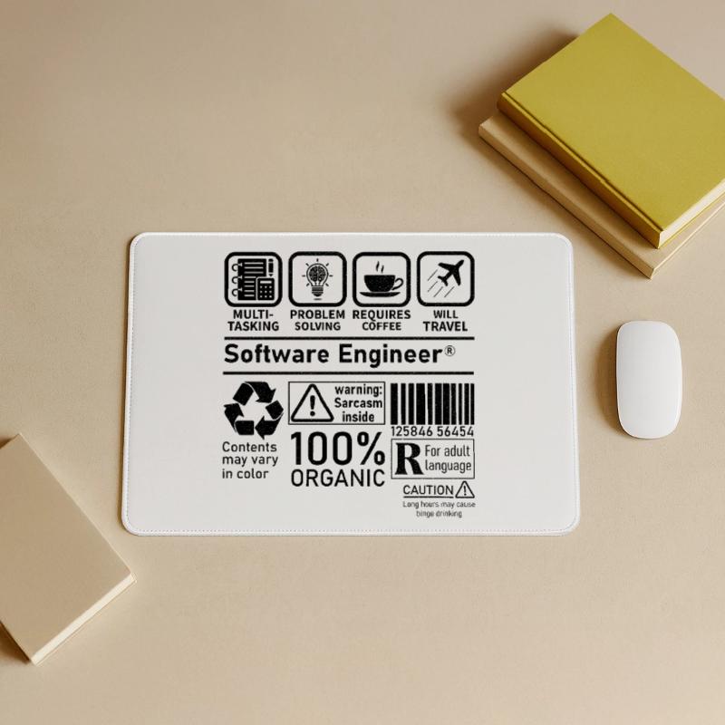 software engineer multi tasking problem solving Mousepad groß für Gamer