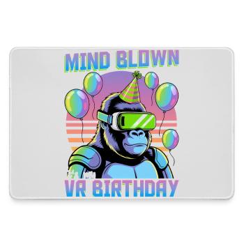 Birthday Gamer VR - Mousepad groß für Gamer - Grau - Vorne
