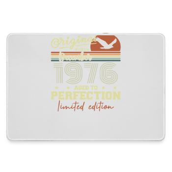 49. Geburtstag | Original Dezember 1976 - Mousepad groß für Gamer - Grau - Vorne