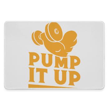 Les passionnés de fitness Pump It Up Gymnase de Calisthénie - Grand tapis de souris gamer - bruyère - Devant