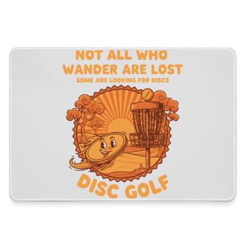 Nicht alle, die umherwandern, sind verloren auf der Suche nach Discs Disc - Mousepad groß für Gamer - Grau - Vorne