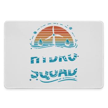 Hydro Squad Renewable Energy Hydropower - Large Gaming Mouse Mat - grey - Front
