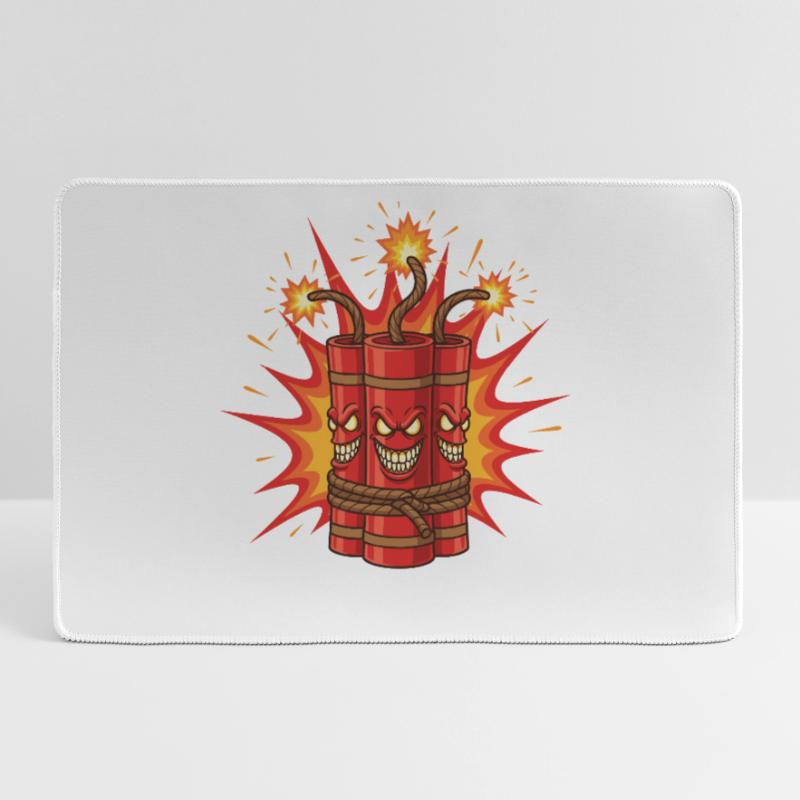 Exploding Dynamite Art Large Gaming Mouse Mat