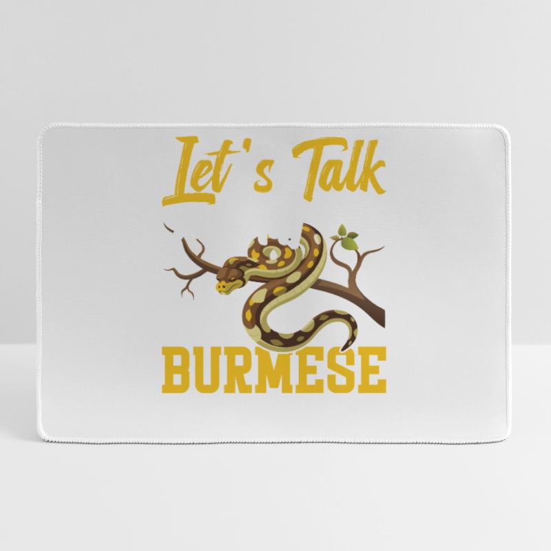 Burmesischer Python-Besitzer Schlangenterrarium Hide Python Mousepad groß für Gamer